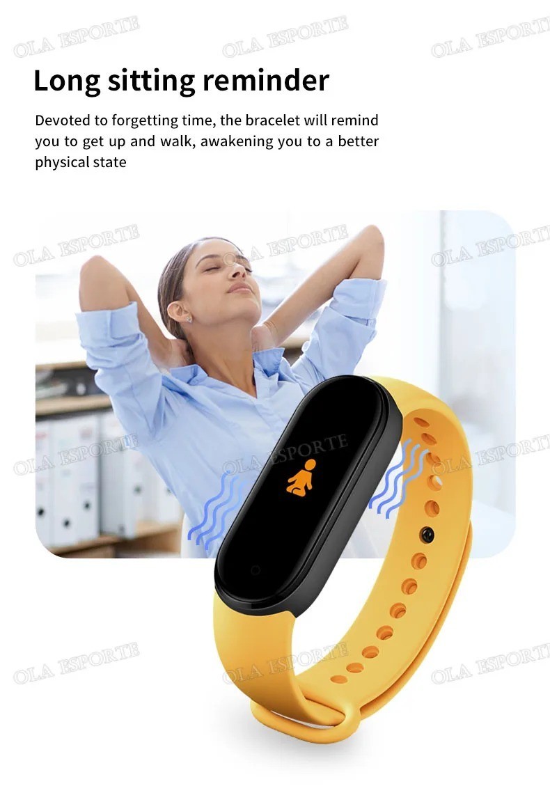 M7 Smart Watch Fitness Tracker Heart Rate Sleep Monitor Waterproof Band ⌚