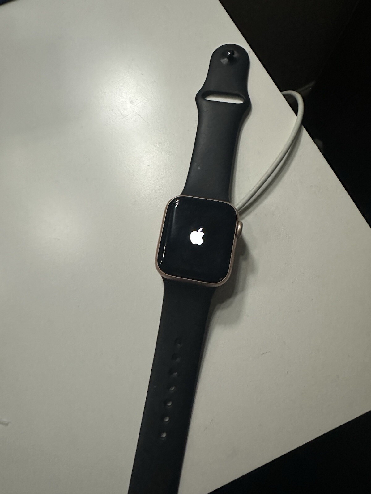 Apple Watch Series 5 40mm Gold Case with Pink Aluminum Band (MWWP2LL/A)