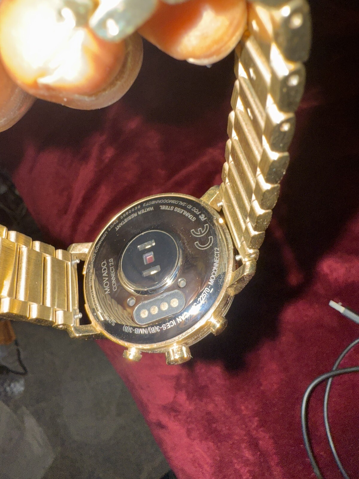 Movado Connect 2.0 40MM Unisex Gold Smartwatch