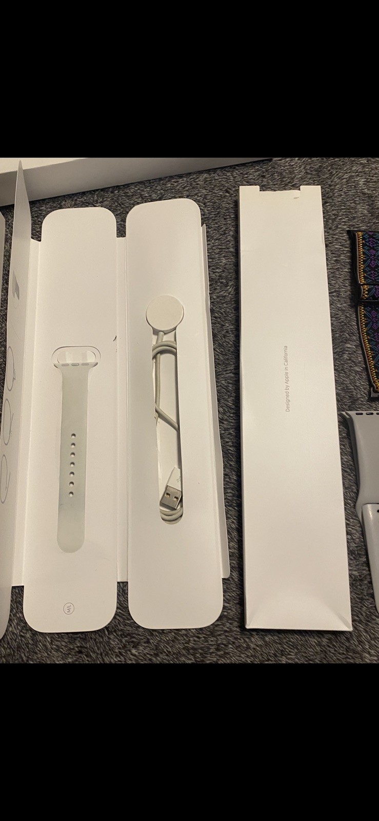 Apple Watch Series 3 Silver Aluminium w/extras