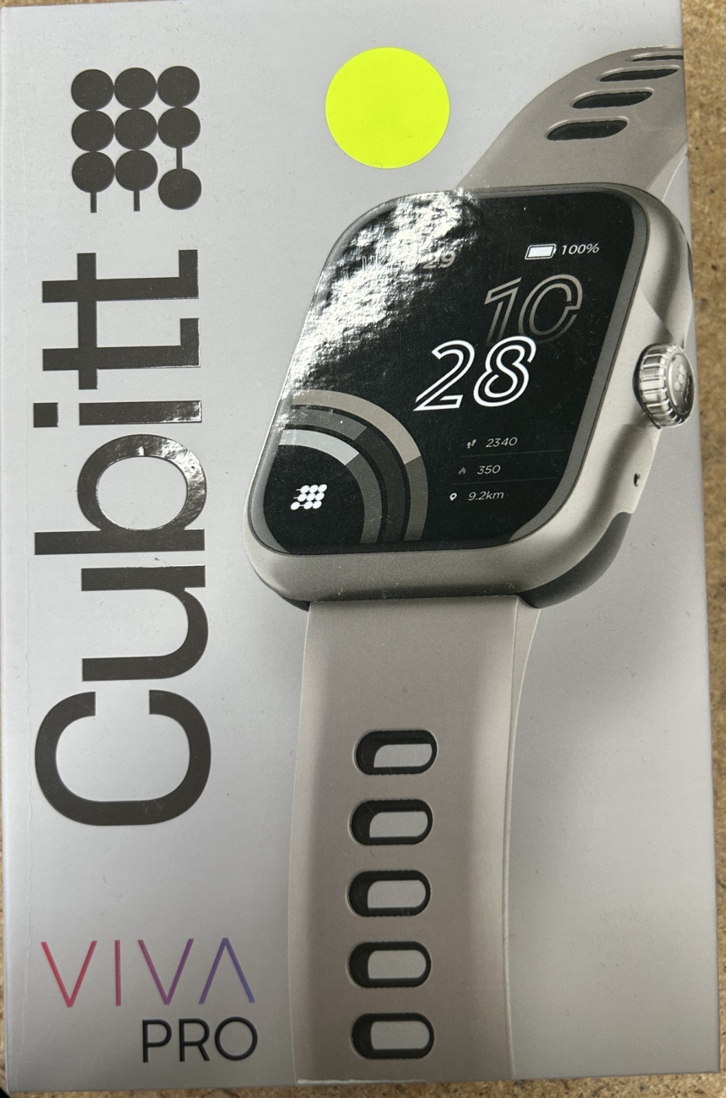 Cubitt Viva Pro Smartwatch Amoled – Silver Gray