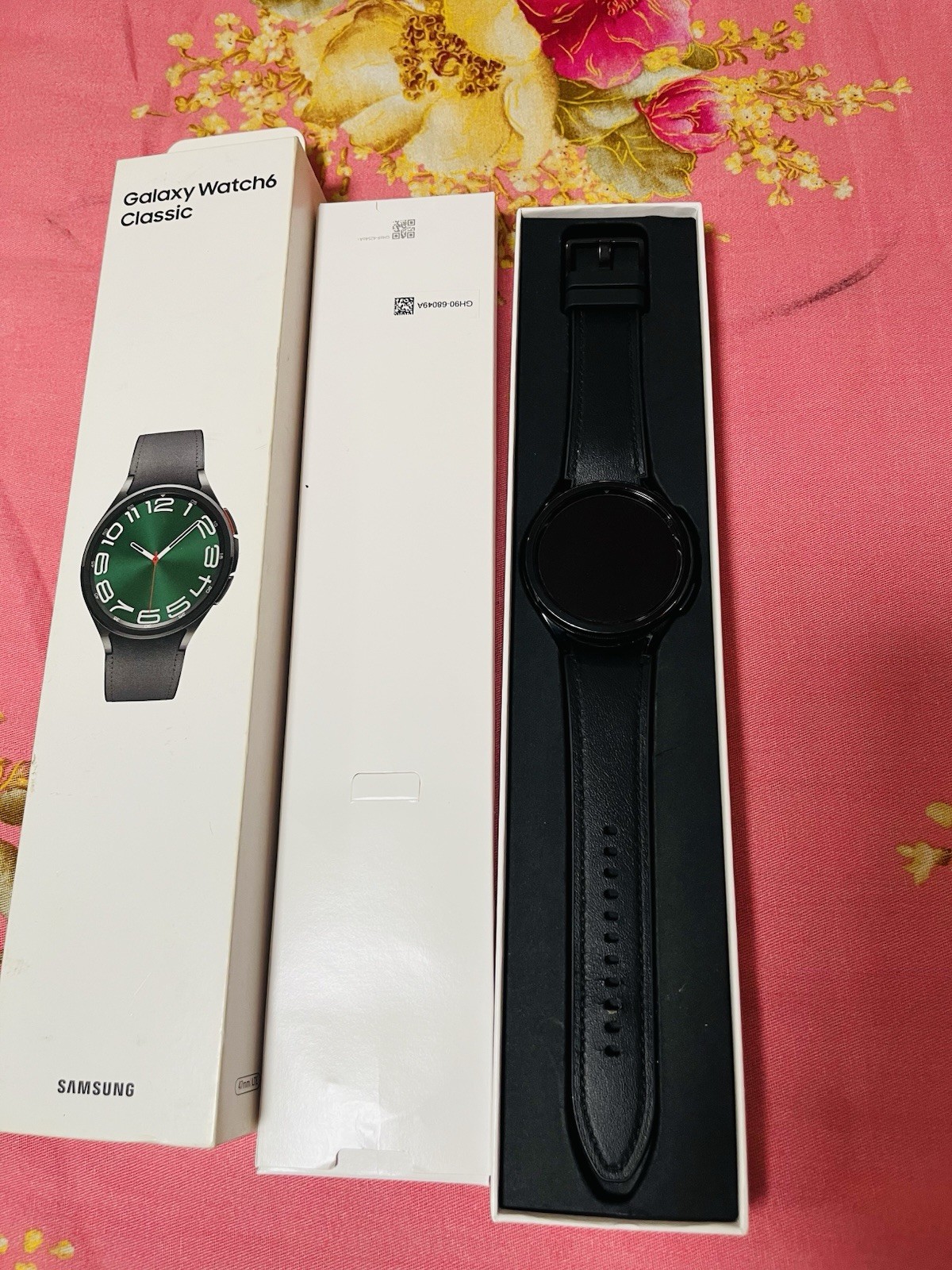 Samsung Galaxy Watch6 Classic 47mm BT Smart Watch – Black (SM-R960NZKAXAA)