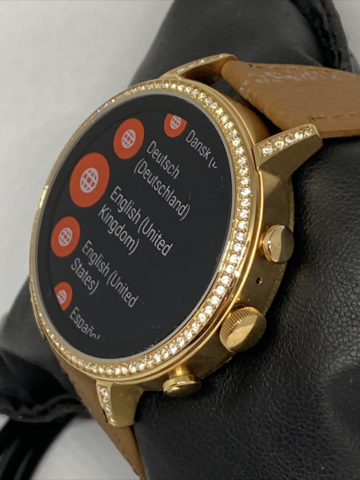 Fossil Gen 4 Authentic Digital Dial Smart Watch Custom Band FTW6015 CO132