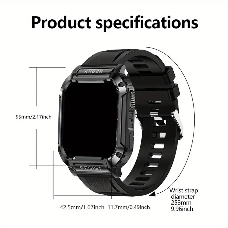 Smart watch, wireless calling/ dial, multi -Sport mode, calling reminder NK36