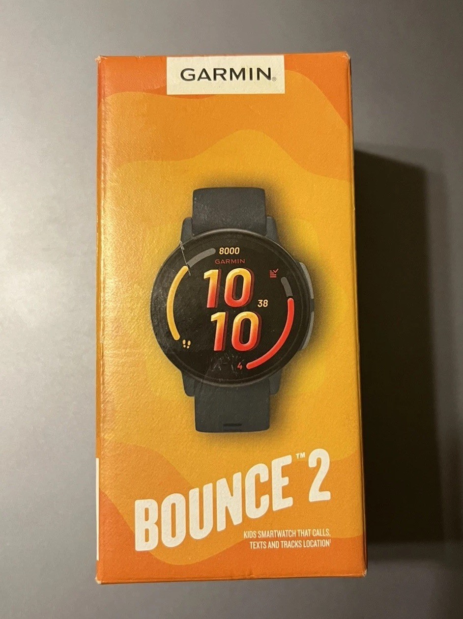 NEW Garmin Bounce 2 Kids Smartwatch with Calling, Messaging & Location Tracking