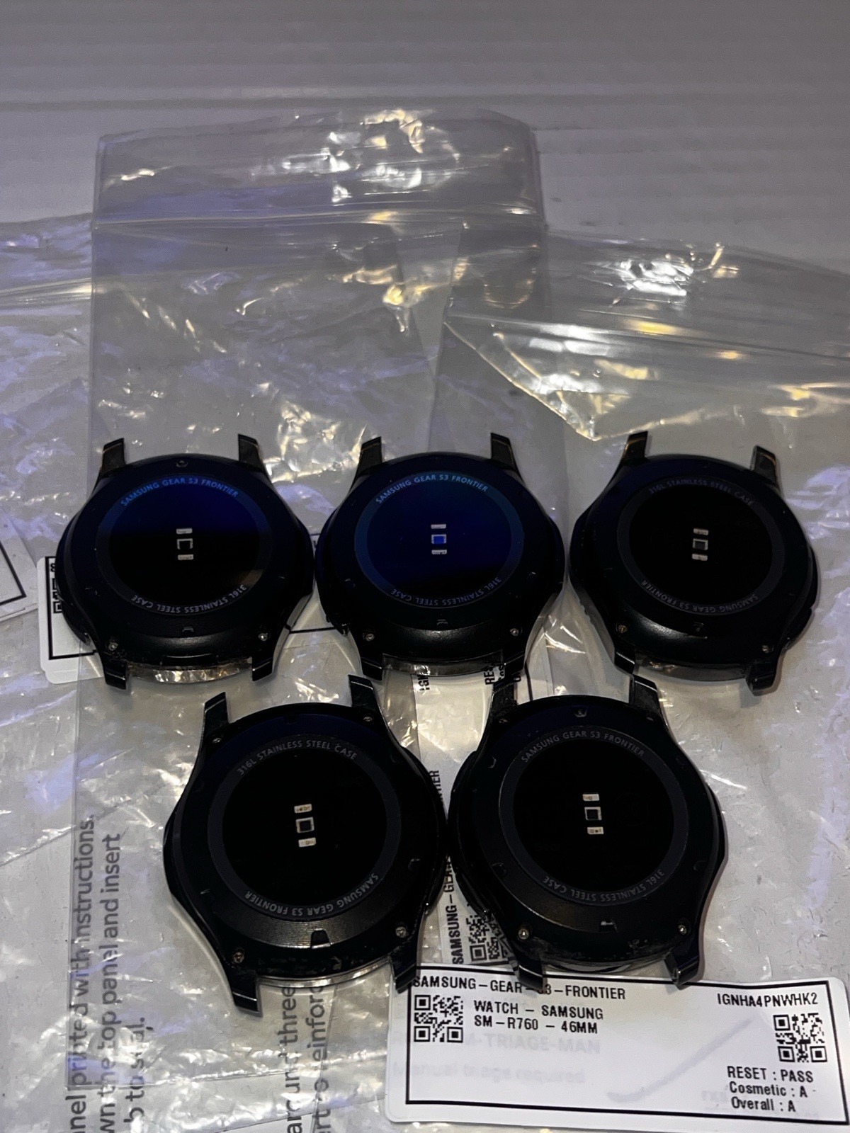 samsung galaxy gear s3 frontier 46mm smart watch Lot of 15 Pcs