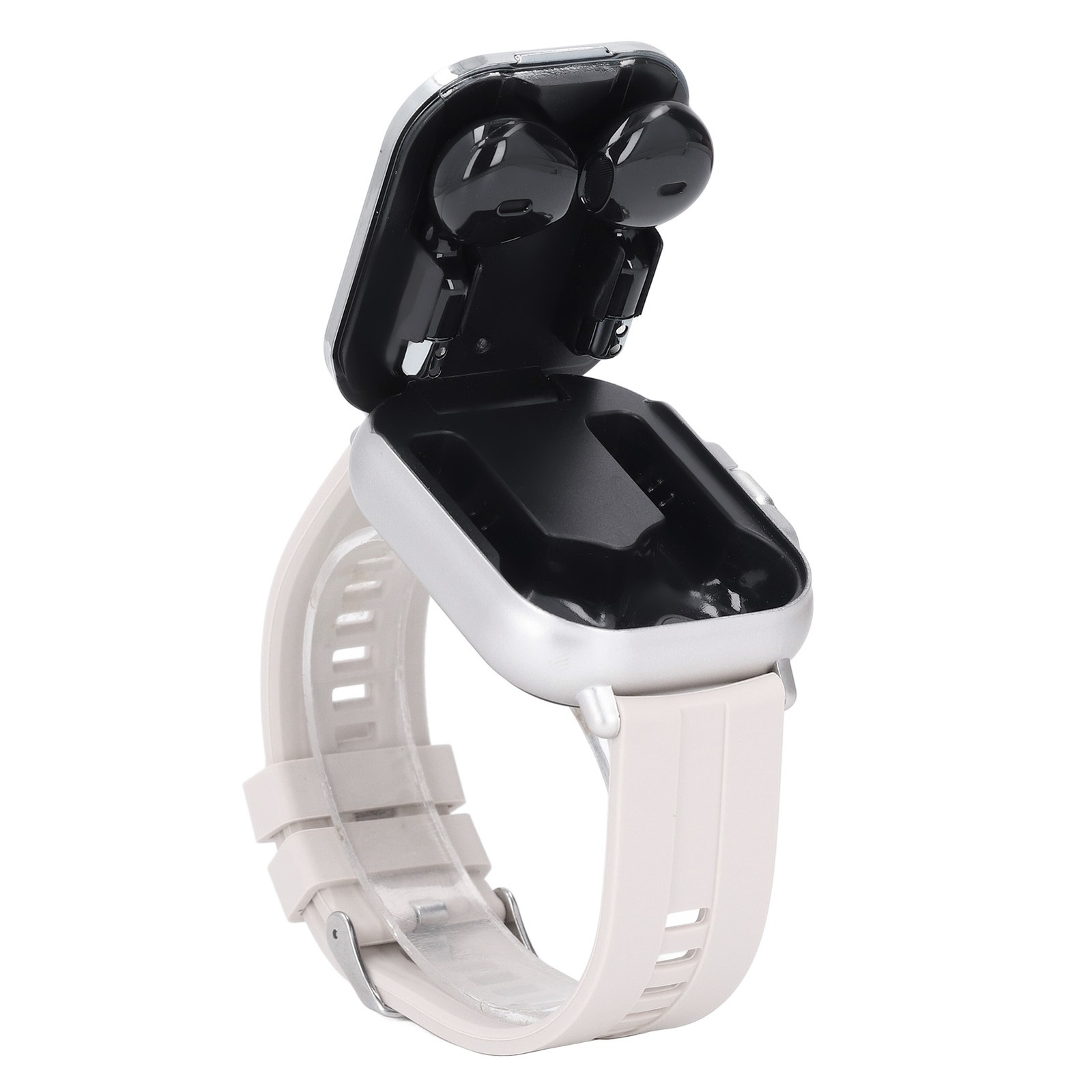 2 In 1 Smart Watch With Earbuds HD Touch Screen Bluetooth Call For IOS