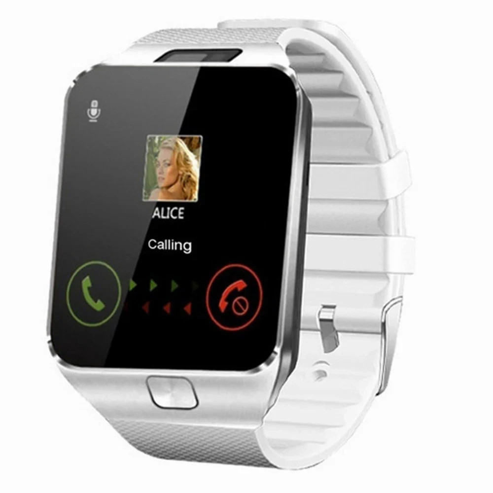DZ09 Bluetooth Smart Watch SIM Camera Touch Screen For Android iPhone Rose Gold