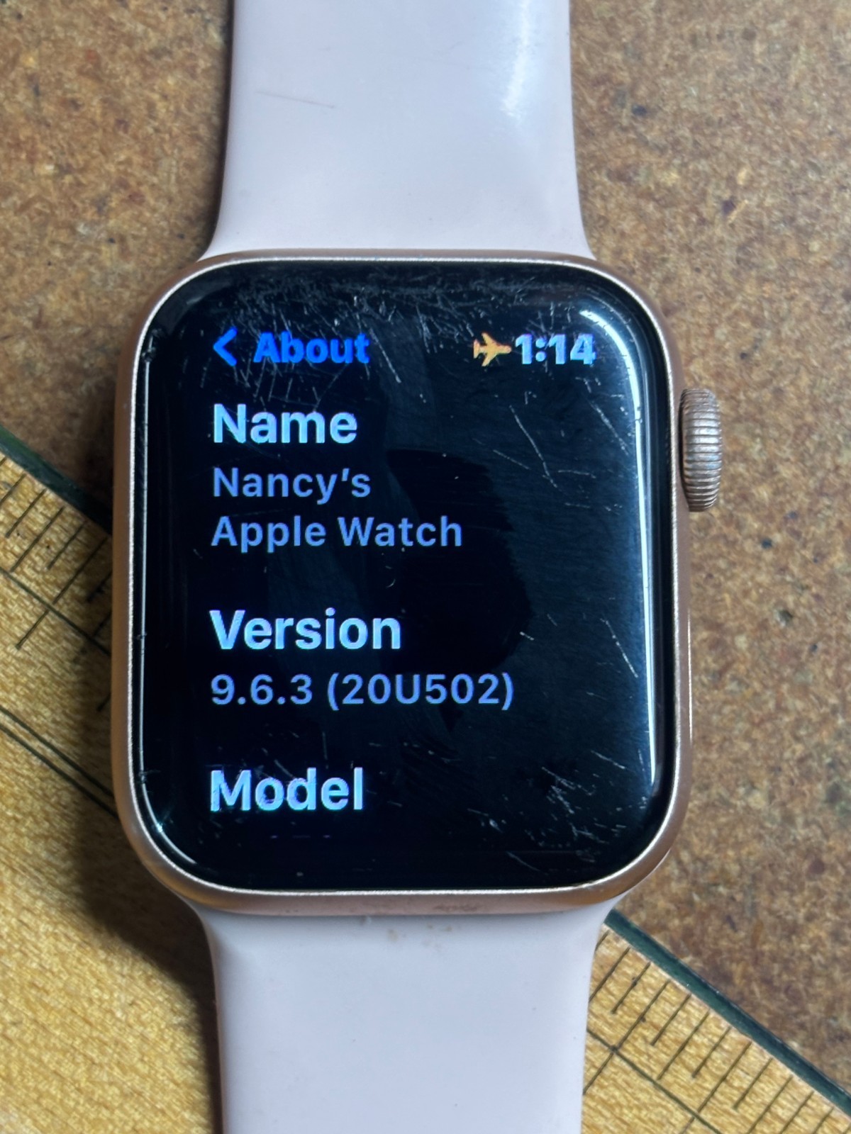 PINK APPLE WATCH SE 1st Gen A2353 40mm Watch Works 32gb GPS LTE NO CHARGE