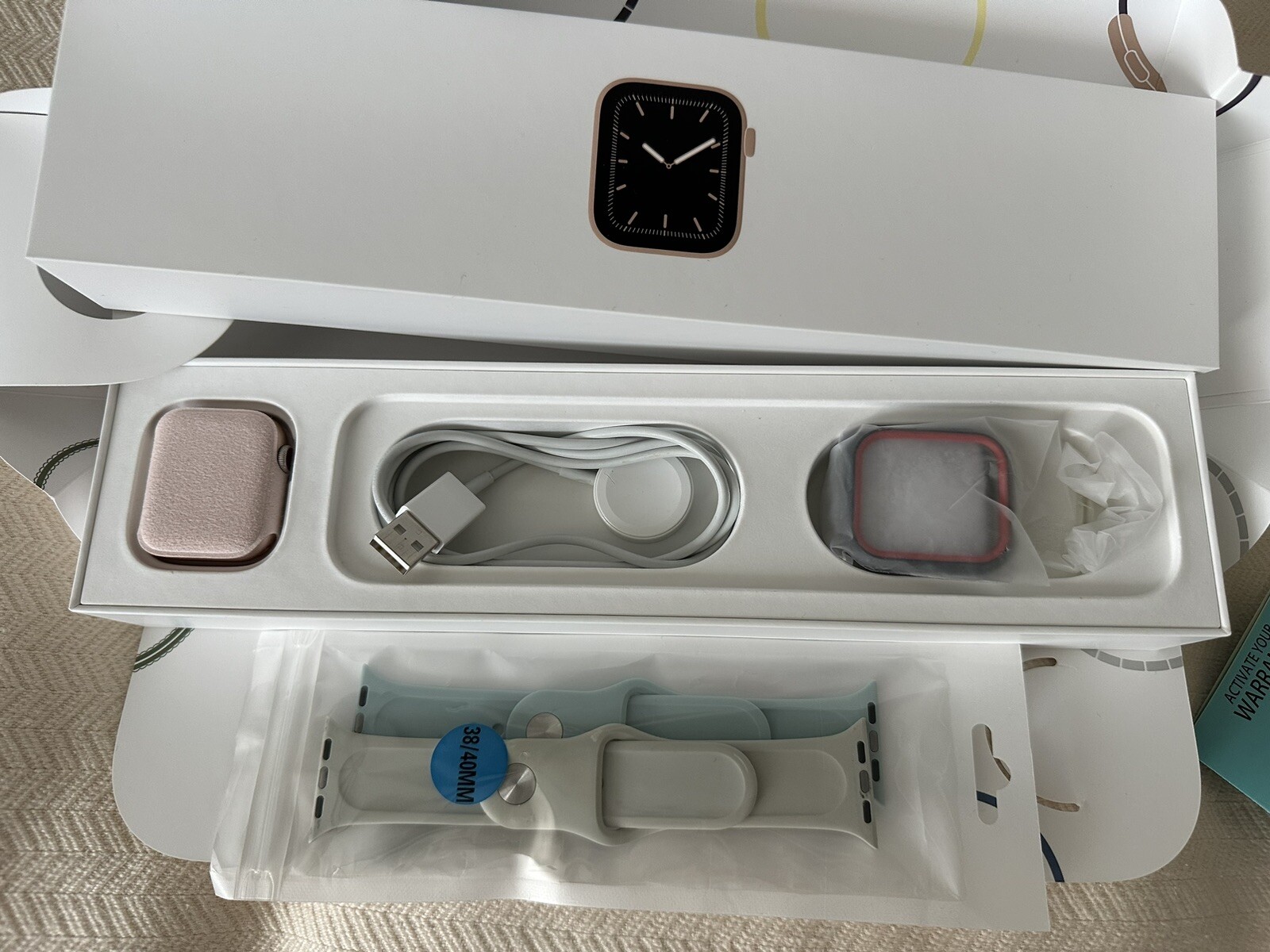 Apple watch series 5 gps cellular 40 mm gold rose