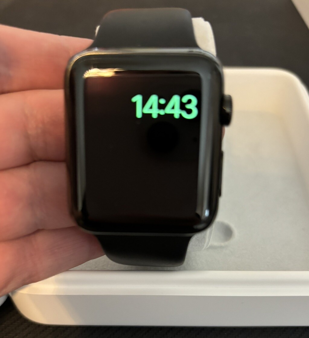 Apple Watch Gen 1 Sapphire Crystal & Ceramic 42mm Space Black