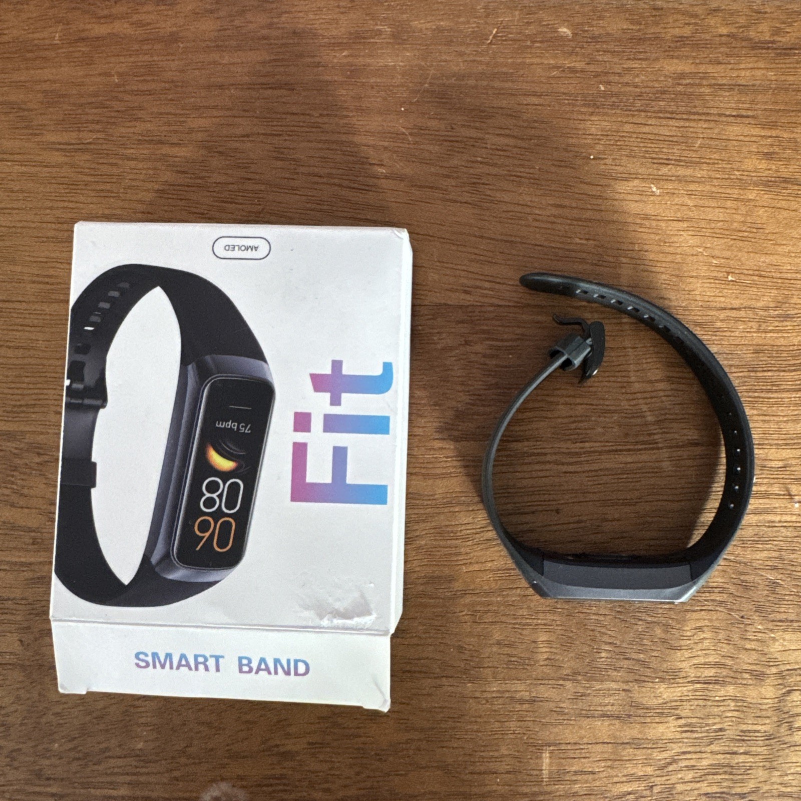 C60 AMOLED Fitness Tracker Smart Watch Heart Rate Monitor – BLACK