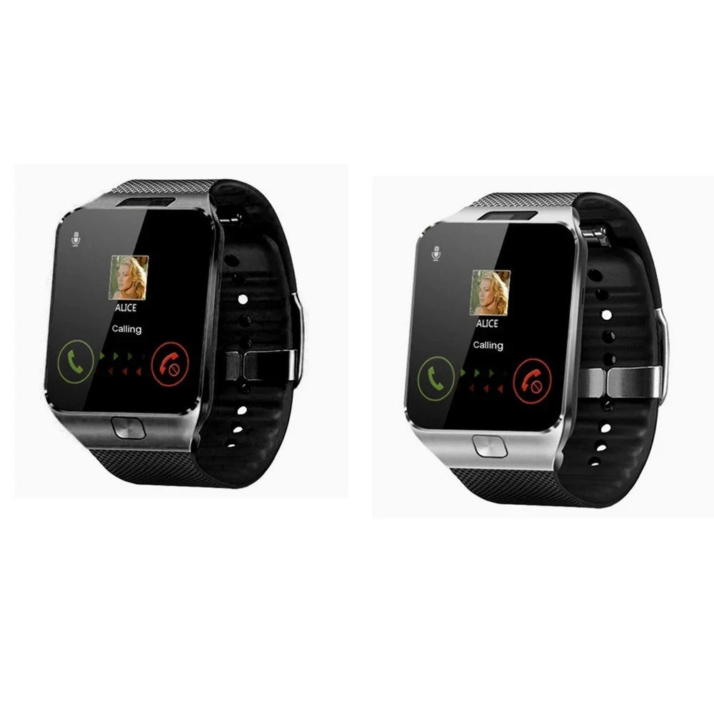 DZ09 Bluetooth Smart Watch SIM Camera Touch Screen For Android iPhone Rose Gold