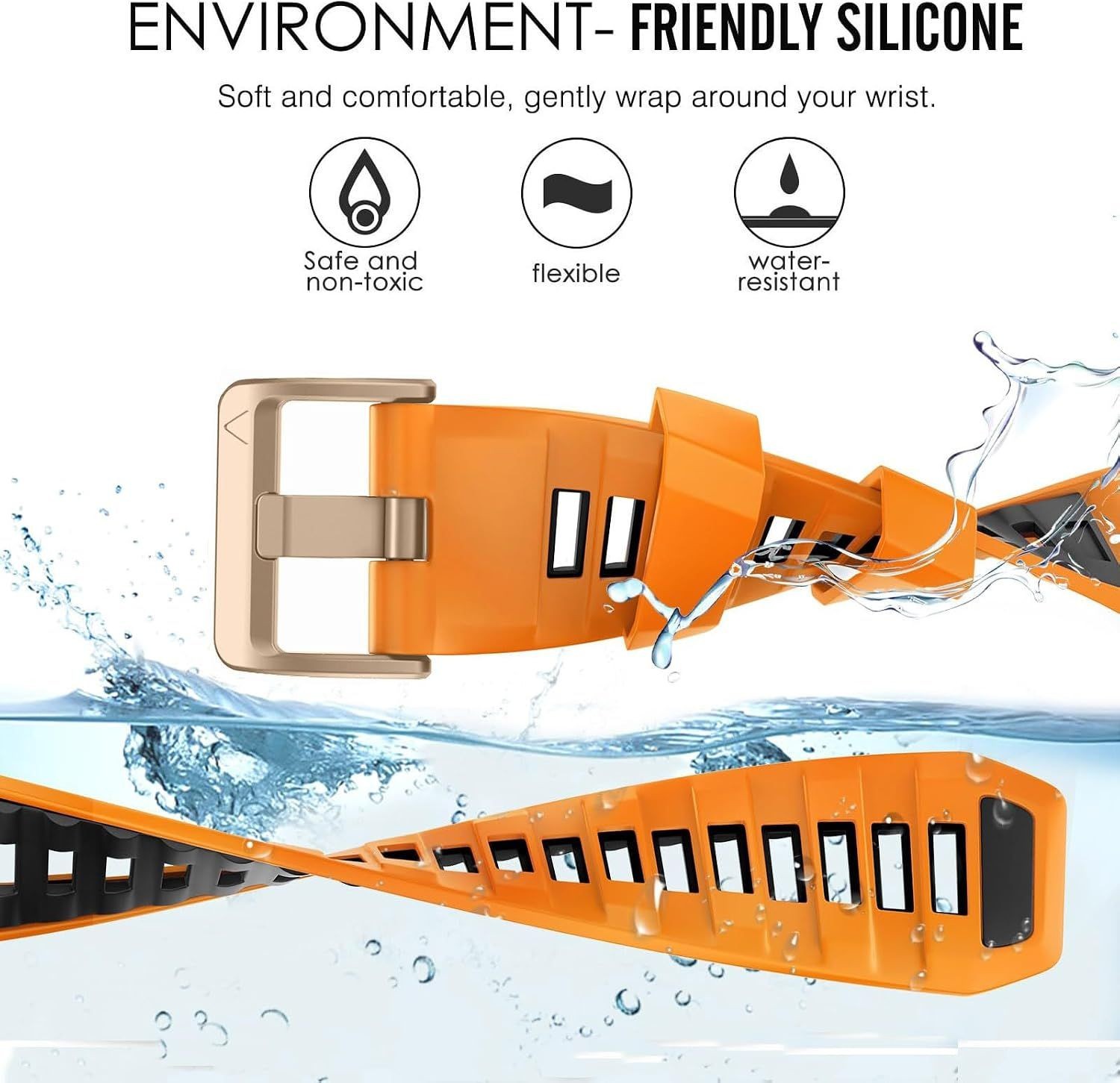 Strap For Garmin Fenix 8/7S Pro/7S/6S Pro/6S/5S Plus/5S, Silicone Soft Strap