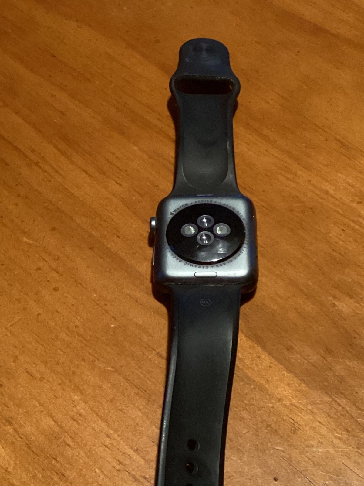 Apple Watch Series 2 42mm Aluminum Case Ceramic Back Black