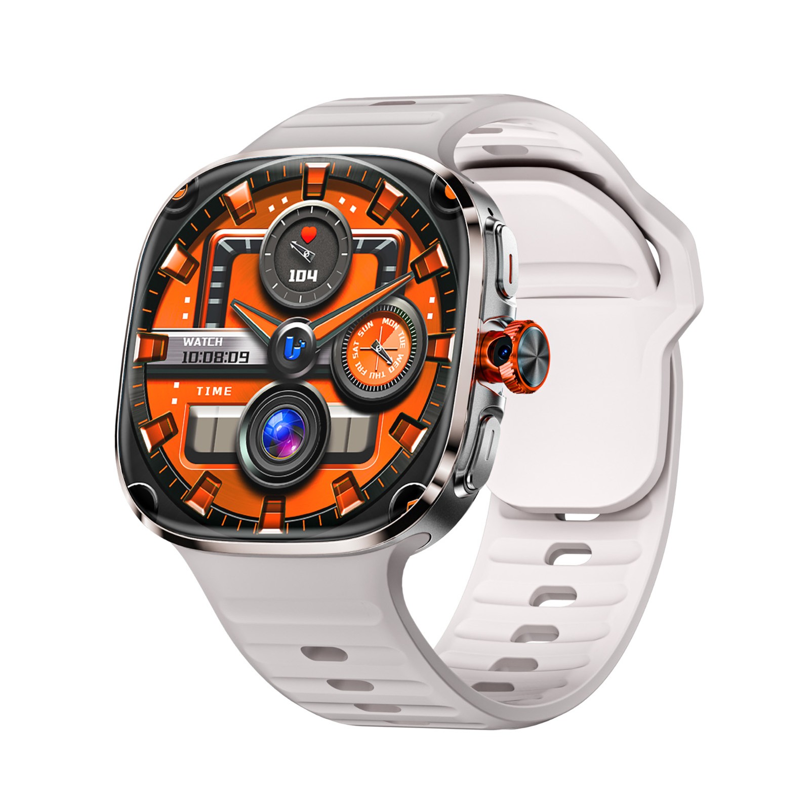 4G Smart Watch With 2.16-inch Touch Screen WiFi GPS BT Smartwatch AI Real CIWL