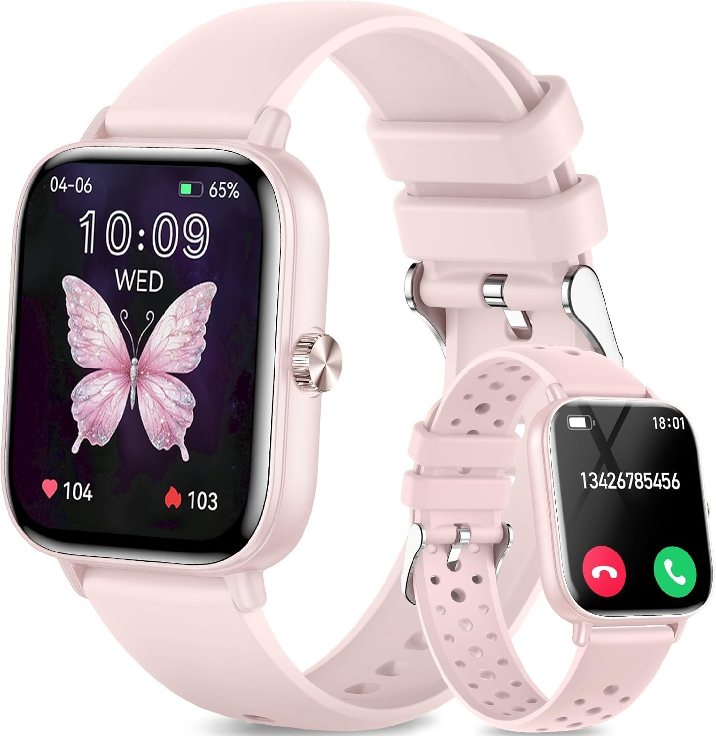 Reloj Inteligente Para Mujer Y Hombre para Iphone Samsung Android y Bluetooth