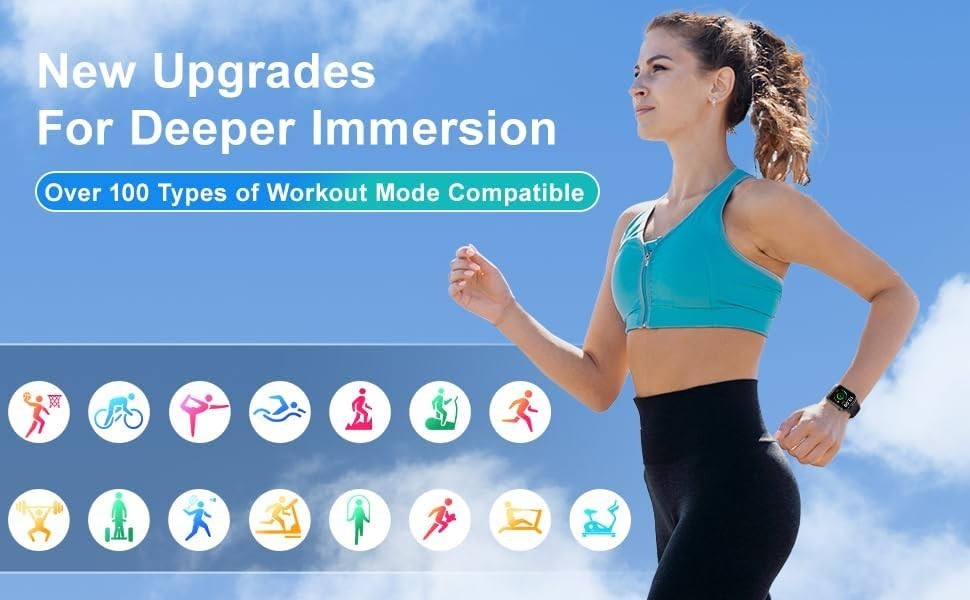 Reloj Inteligente Pulsera Impermeable Bluetooth Para Android y iOS iPhone New
