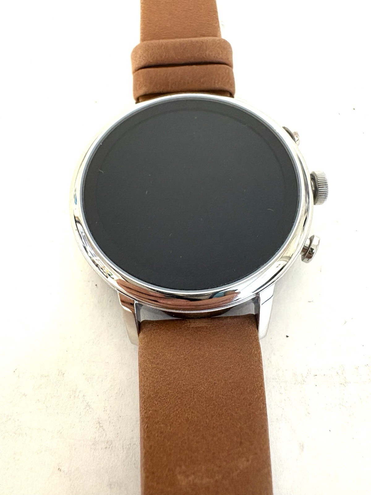 Fossil Gen 4 Authentic Digital Dial Smart Watch Brown Band DWF71 NEW