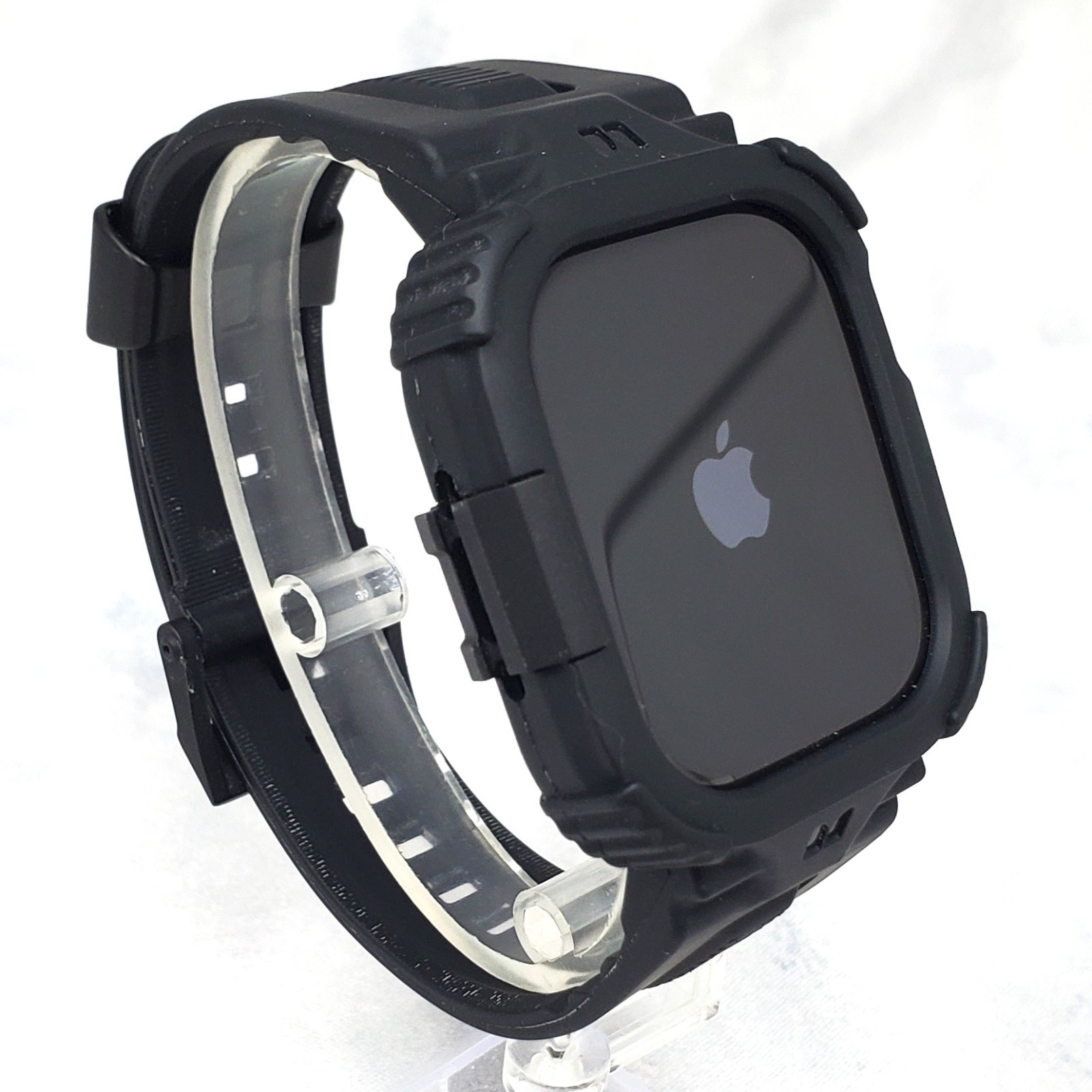 Apple Watch – Series 11 – 46mm – GPS – Jet Black Aluminum – Rugged Case Band