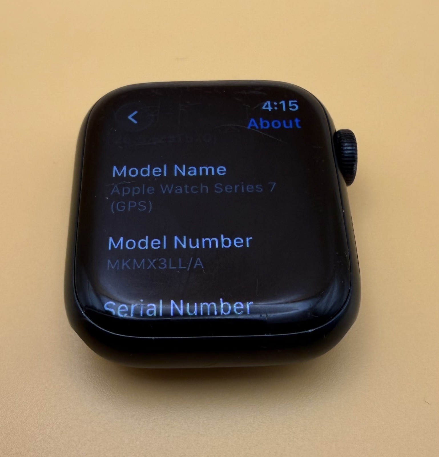 Apple Watch Series 7 41mm Aluminum Midnight GPS MKMX3LL/A (74% Battery Health)