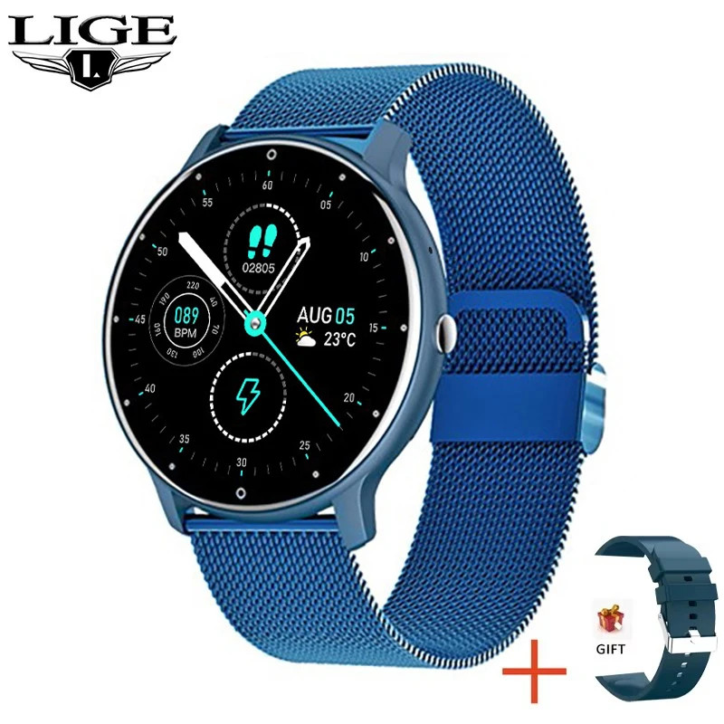Smart Watch Men Women Bluetooth Call Fitness Tracker Waterproof Sports Watch