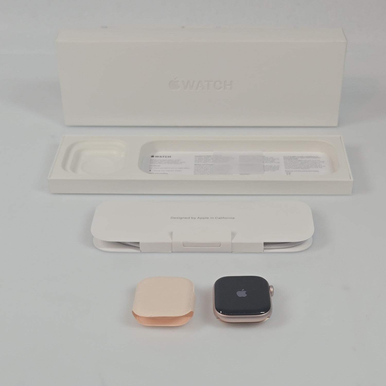 Unlocked Apple Watch Series 10 46MM Rose Gold Aluminum Pink Sport Loop