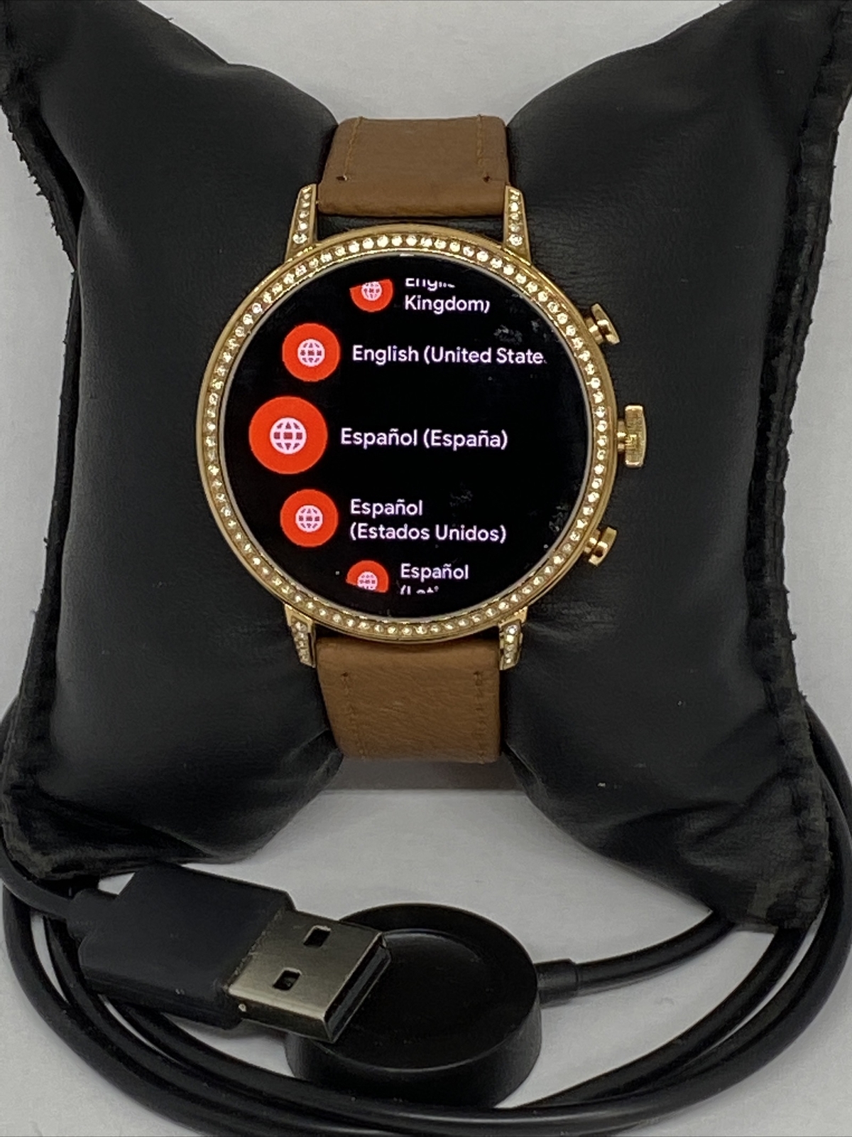 Fossil Gen 4 Authentic Digital Dial Smart Watch Custom Band FTW6011 CO159