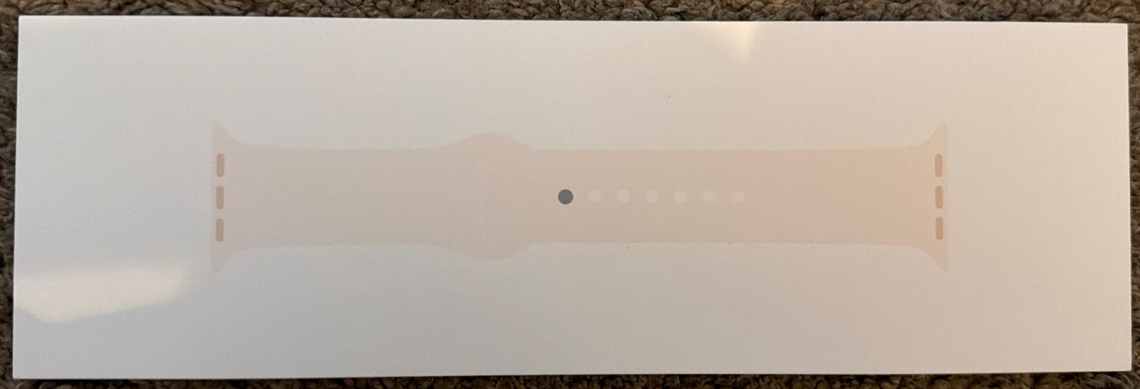 Original Apple Watch Sport Band 42mm Light Blush Sport Band – S/M Series 11
