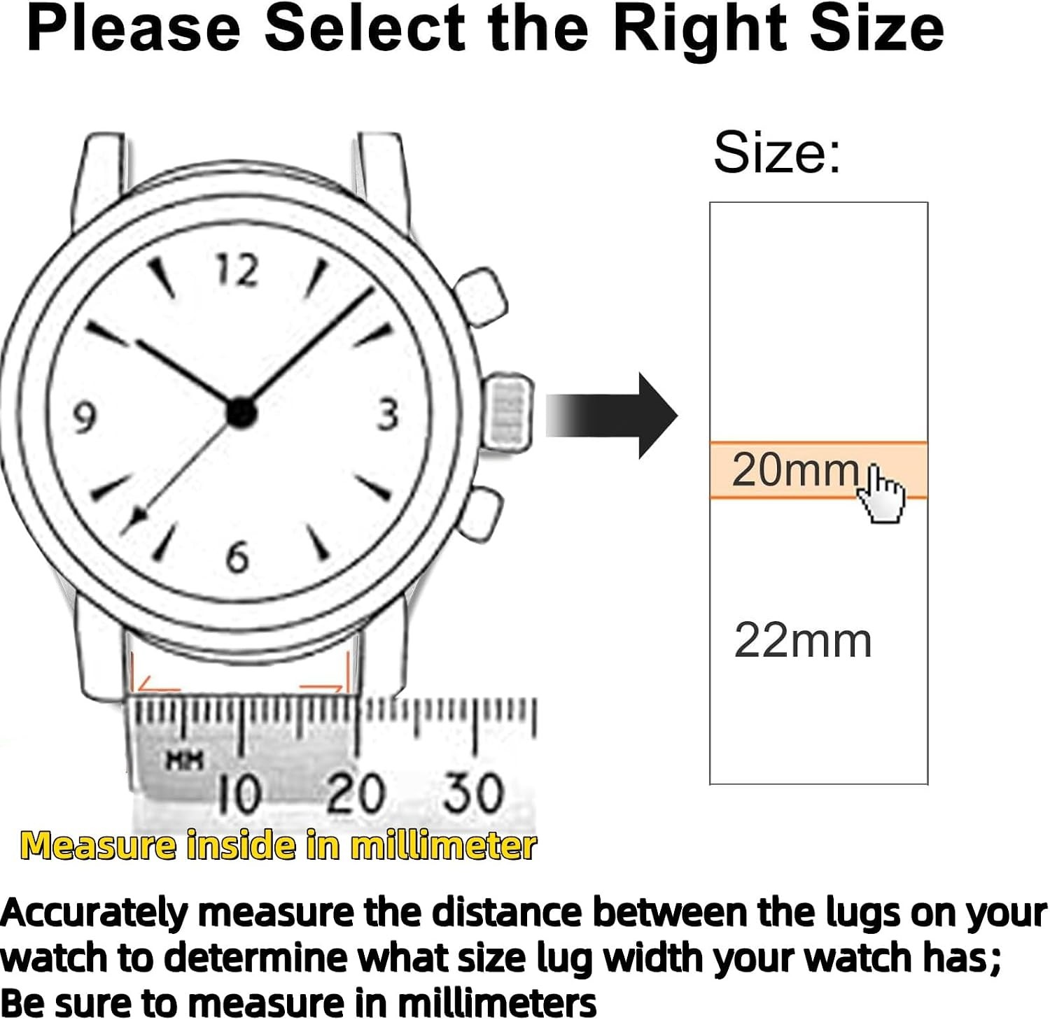 Black Braided Sport Band for Samsung Galaxy Watch 20mm 22mm Compatible Strap