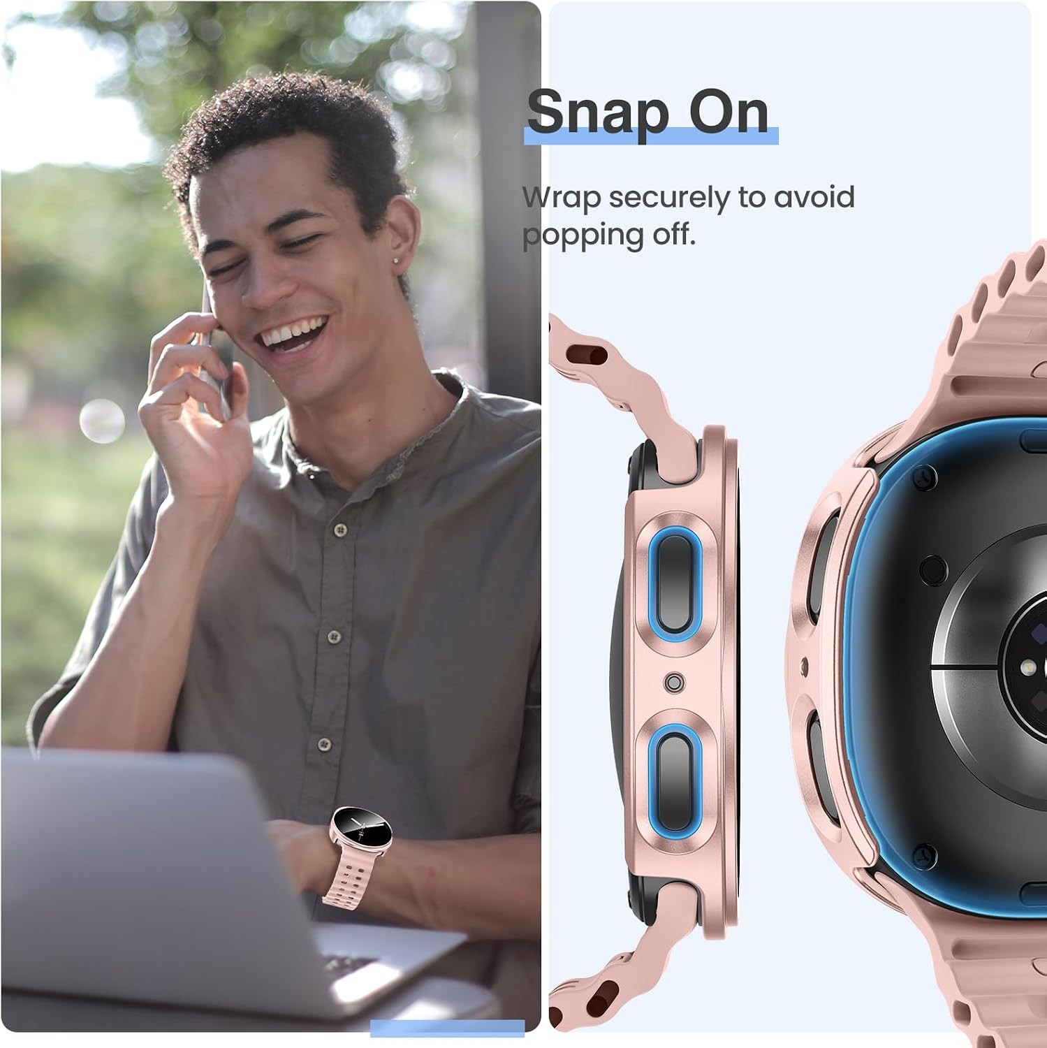 2Pack Screen Protector Case for Samsung Galaxy Watch 8 40mm Accessories