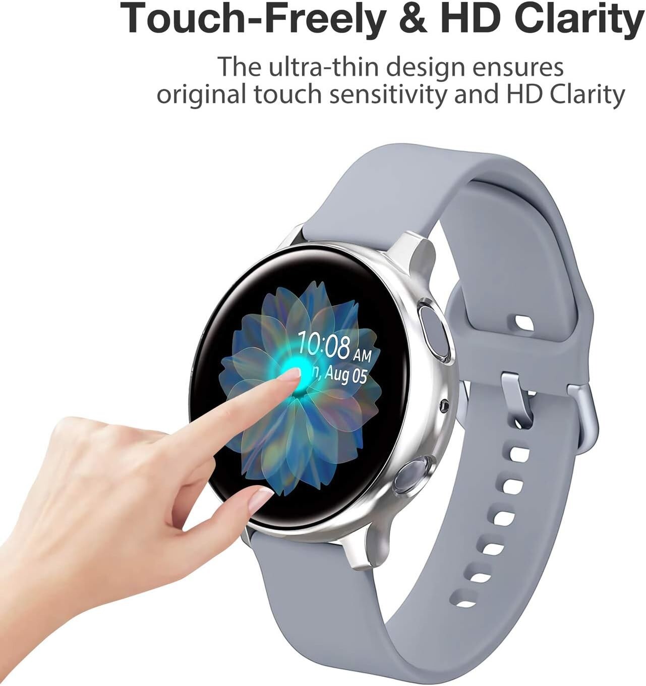 3 Pack For Samsung Galaxy Watch Active 2 Case 44mm 2019 Protective TPU Cover NEW