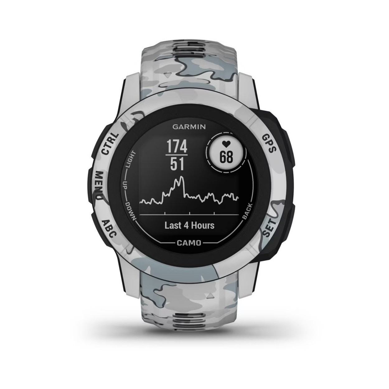 Garmin Instinct 2S Camo Multi-GNSS GPS Smartwatch (Mist Camo, Refurbished)
