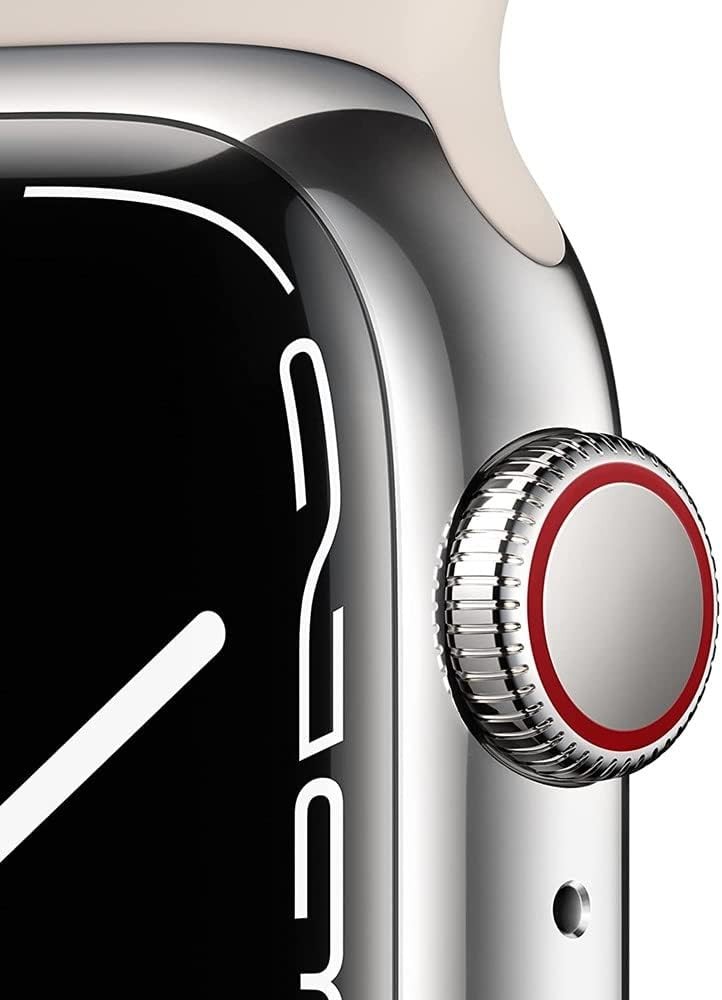 Apple Watch Series 7 Aluminum 45 mm GPS + Cellular Starlight (Very Good)