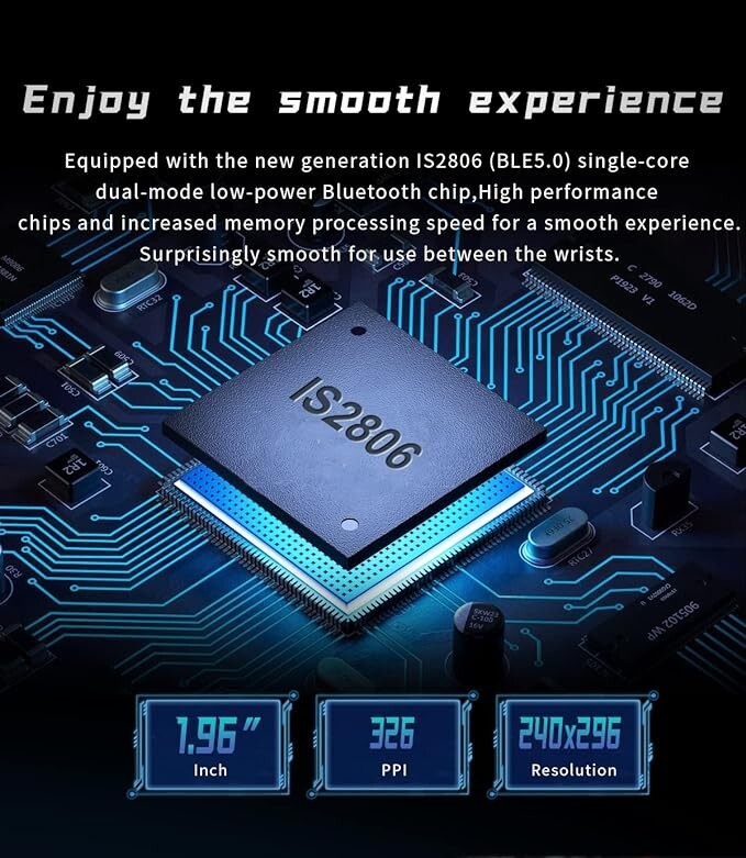 3 in 1 Bluetooth Smart Watch for Android iPhone Military Fitness Tracker Watch