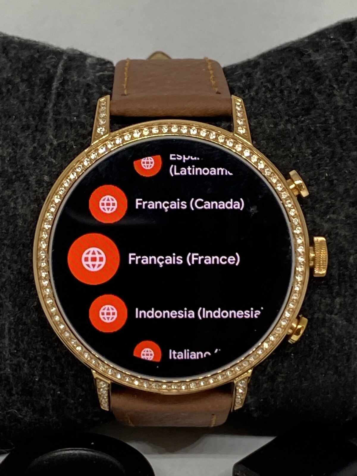 Fossil Gen 4 Authentic Digital Dial Smart Watch Custom Band FTW6015 LT299