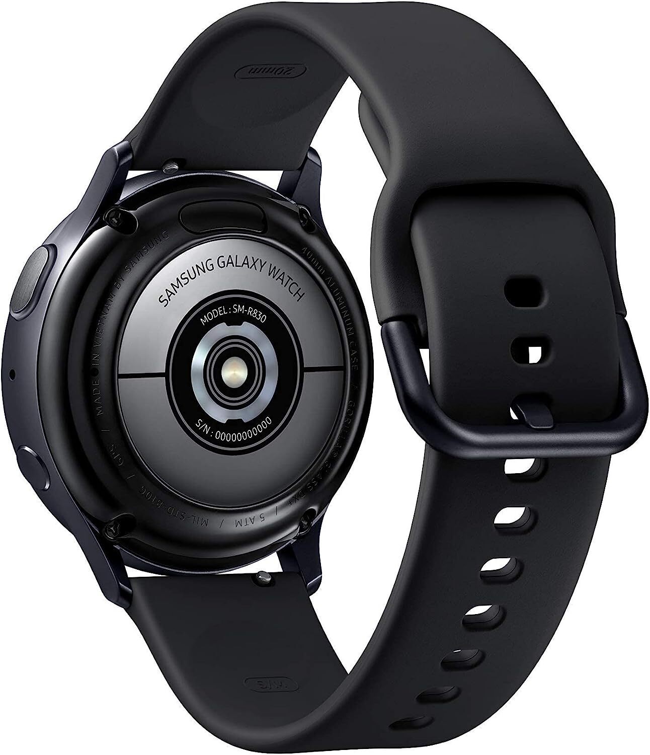 Samsung – Galaxy Watch Active2 Smartwatch 40mm Aluminum – Aqua Black SM-R830NZK