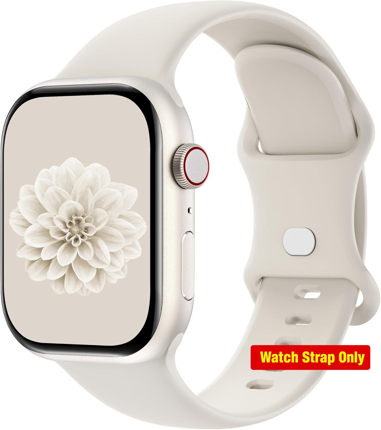 Silicone Sport Strap Compatible with Apple Watch 41mm 40mm 44mm 49mm