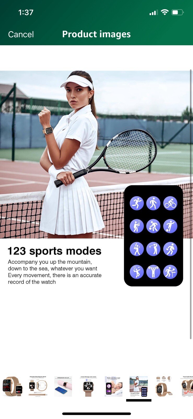 Earlysincere Smart Watch.
