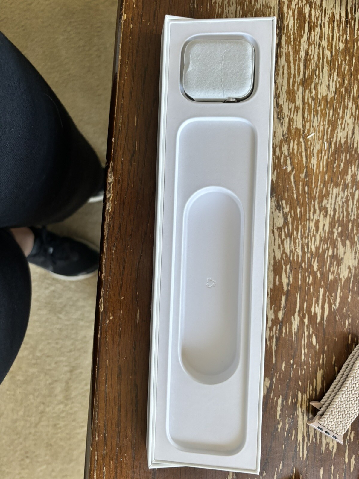 Apple Watch Series 6 44mm Silver Case With Black Band Bundle GPS + Cellular