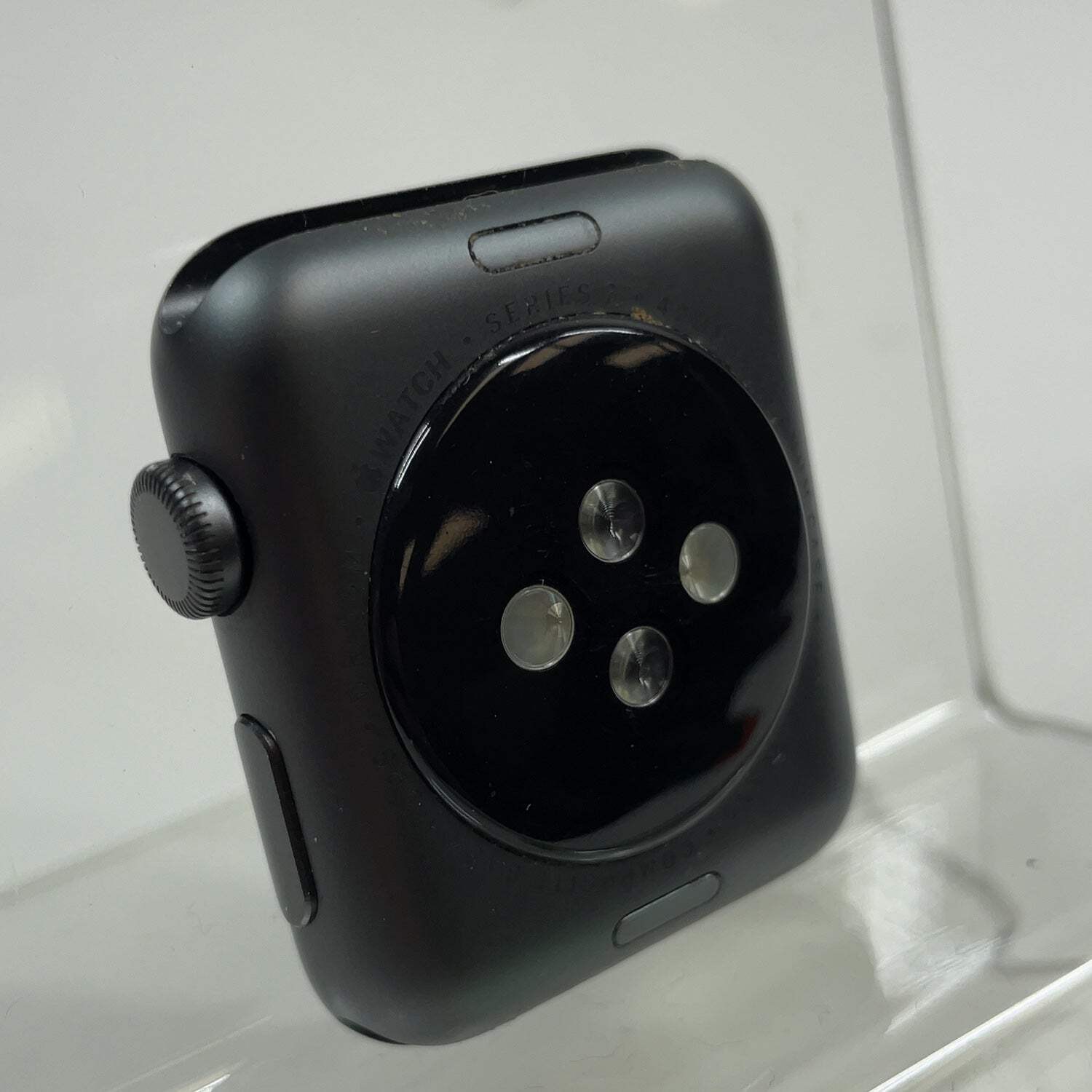 GPS Only Apple Watch Series 3 42MM Space Gray Aluminum Black Sport Band A1859