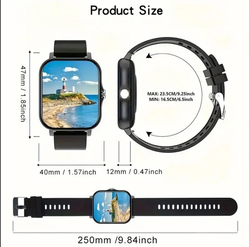 Reloj inteligente para mujer con respuesta/hacer llamadas, HD de 1.83 pulgadas,
