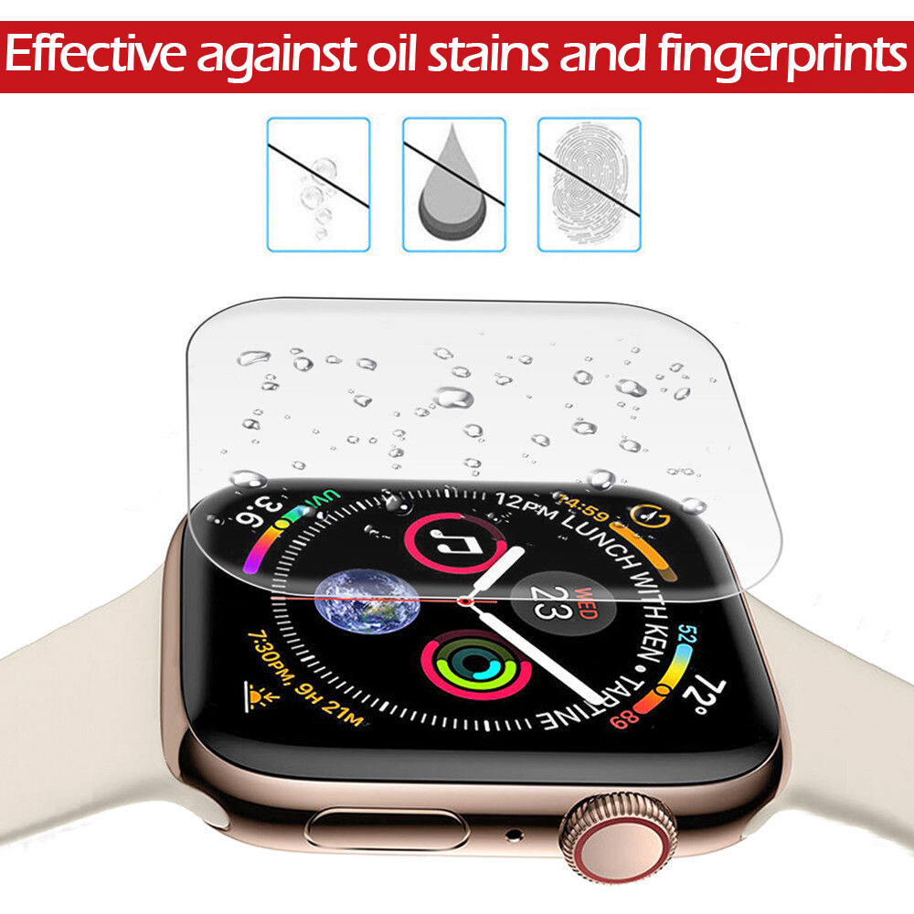 Fr Apple Watch Series Ultra 9 8 7 6 3D Edge Tempered Glass Full Screen Protector