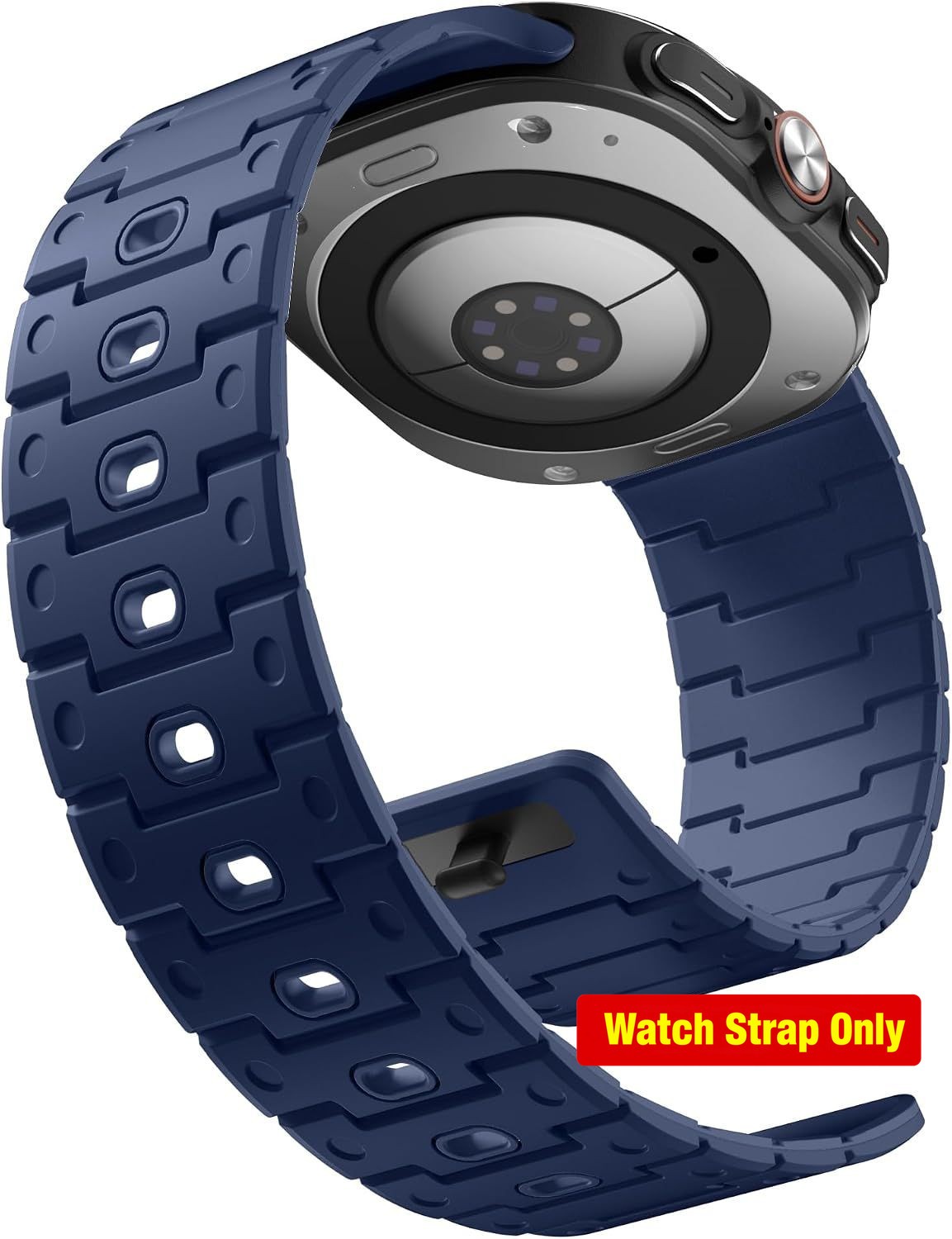 Waterproof Silicone Strap Compatible with Samsung Galaxy Watch Ultra 47mm