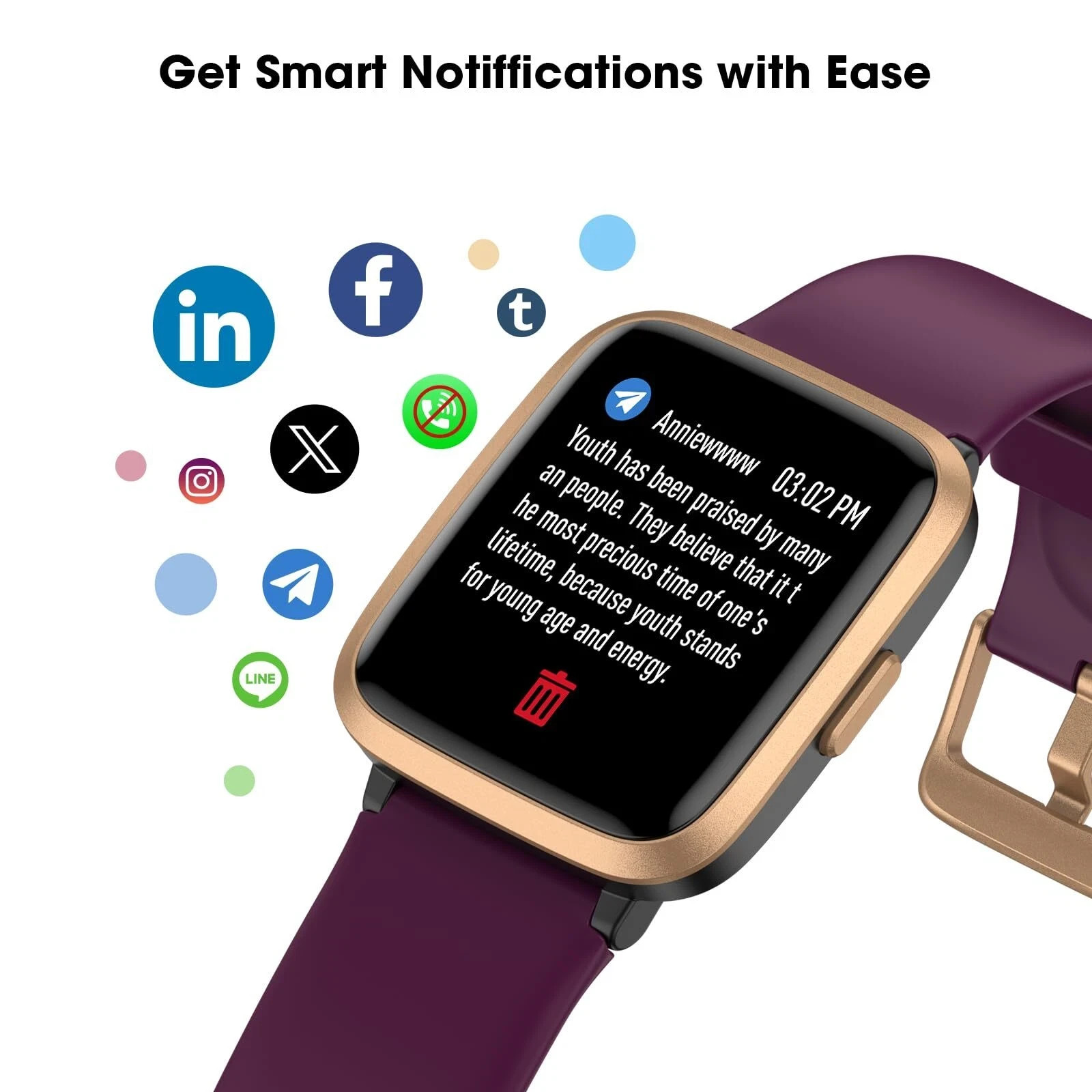 Fitness Tracker Watch with Heart Rate Monitor Large Screen Activity Tracker w…