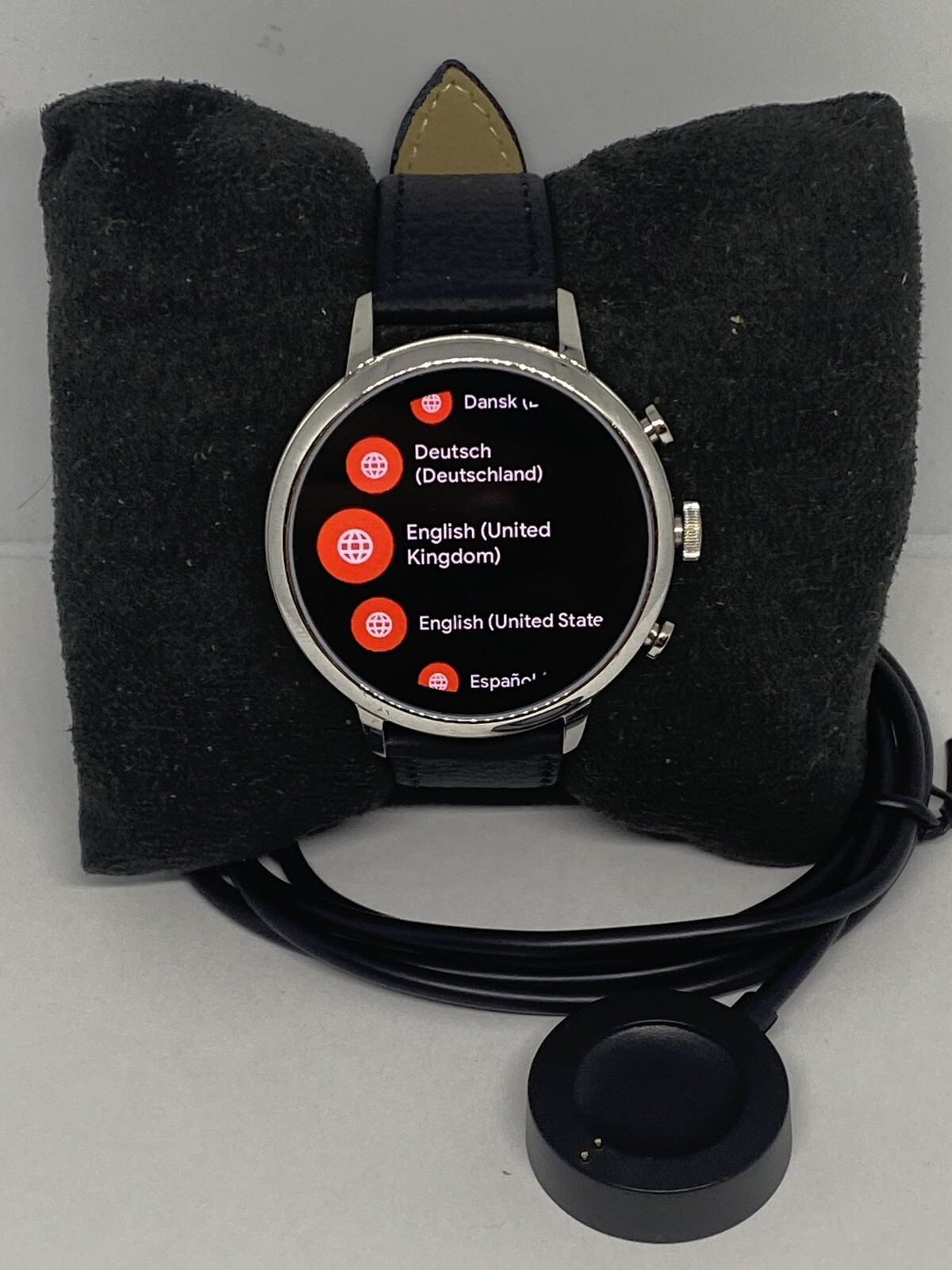 Fossil Gen 4 Authentic Digital Dial Smart Watch Custom Band FTW6014 AB457