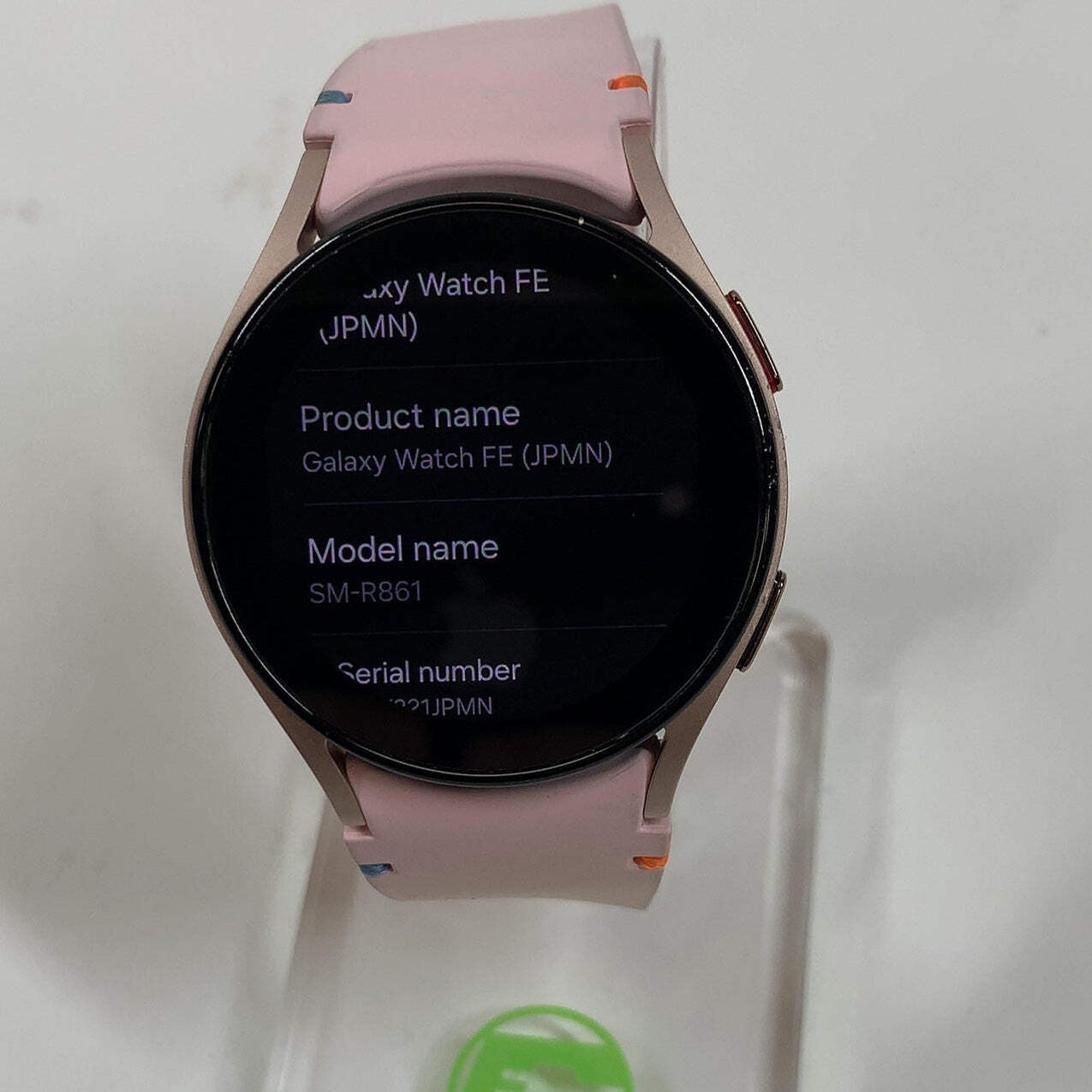 GPS Only Samsung Galaxy Watch FE Aluminum Smartwatch SM-R861