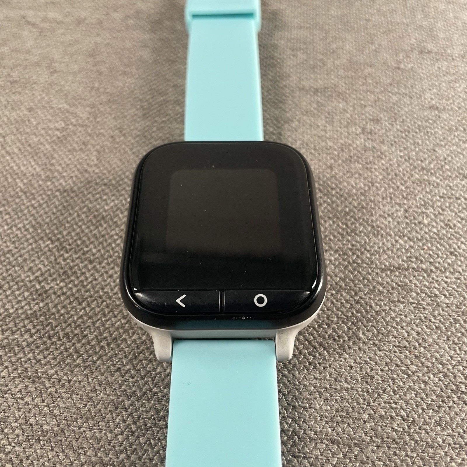 Gizmo Watch QTAX53 Kids Verizon Smartwatch Blue Band White Tested For Power
