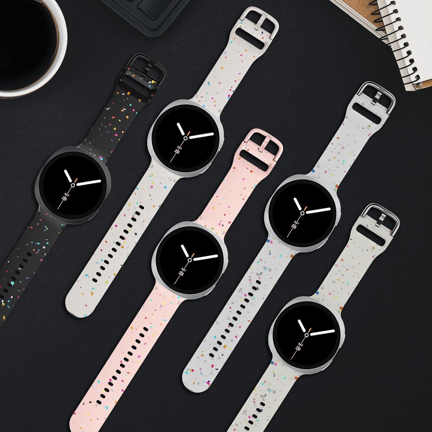 No Gap Silicone Strap Compatible with Samsung Galaxy Watch 9/8 40mm 44mm