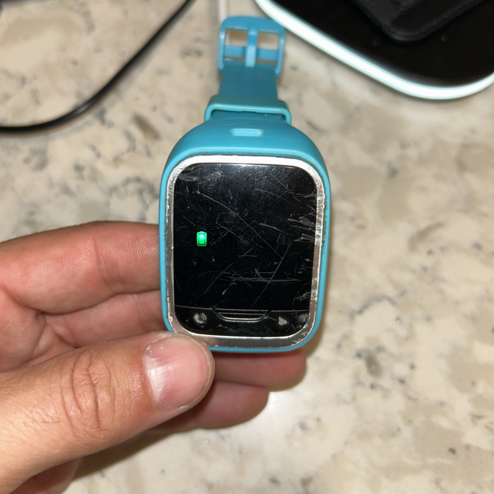 LG Verizon LG-VC110B GizmoPal 2 Blue Smart Watch For Kids With Cord